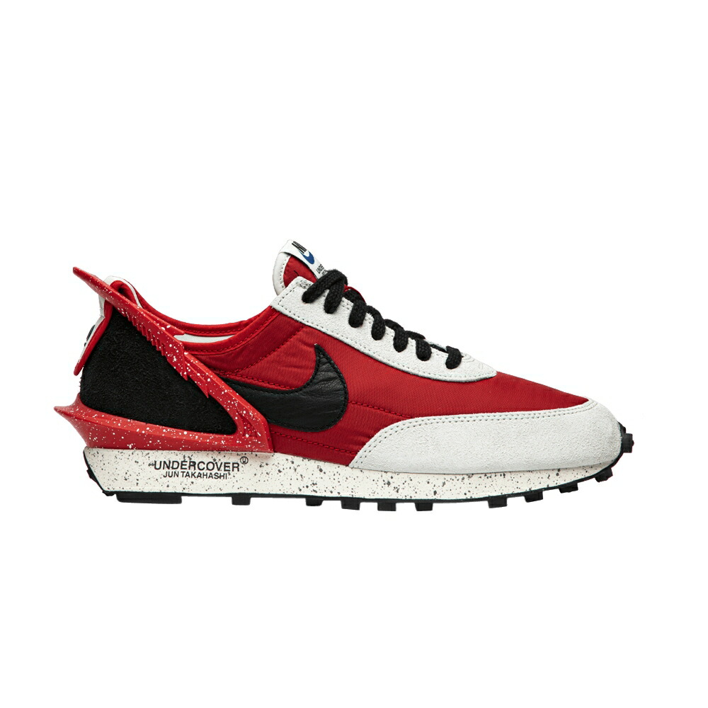 ナイキ アンダー取りまかなう 赤 赤いこと 黒いこと 黒いこと 佇まい スニーカー レディース NIKE UNDERCOVER X WMNS DAYBREAK / UNIVERSITY RED BLACK SPRUCE AURA