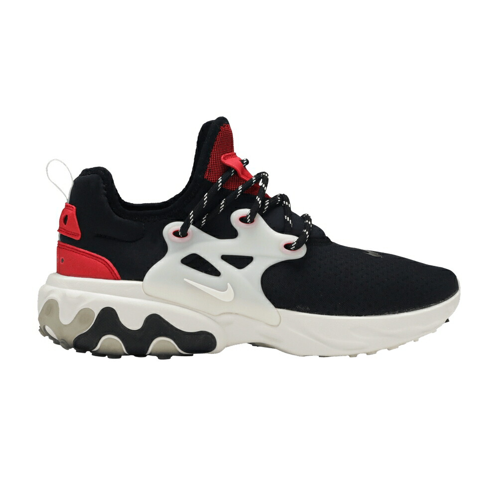 ナイキ リアクト プレスト 黒色 ブラック 赤 レッド リアクトプレスト CHATTY MATADOR スニーカー メンズ NIKE REACT PRESTO / BLACK PHANTOM UNIVERSITY RED