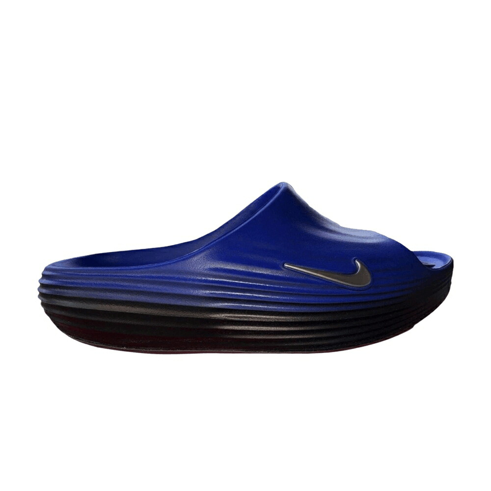 ナイキ サンダル 青色 ブルー 銀色 シルバー 'EYBL BLUE' スニーカー メンズ NIKE REACTX REJUVEN8 SLIDE PE - RACER / RACER BLUE METALLIC SILVER