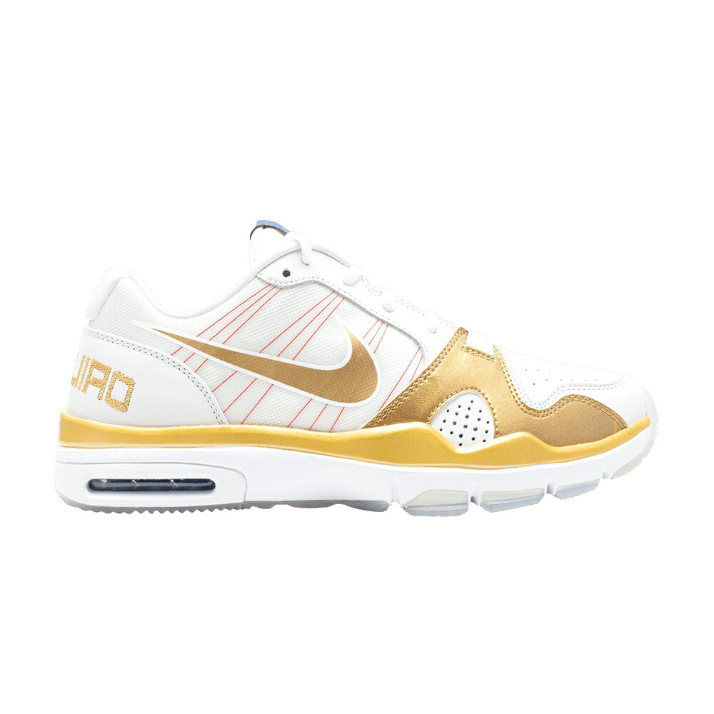 ナイキ トレーナー 白色 ホワイト ゴールド 1.2 'MANNY PACQUIAO' スニーカー メンズ NIKE TRAINER LOW MP PREM / WHITE METALLIC GOLD WHITE