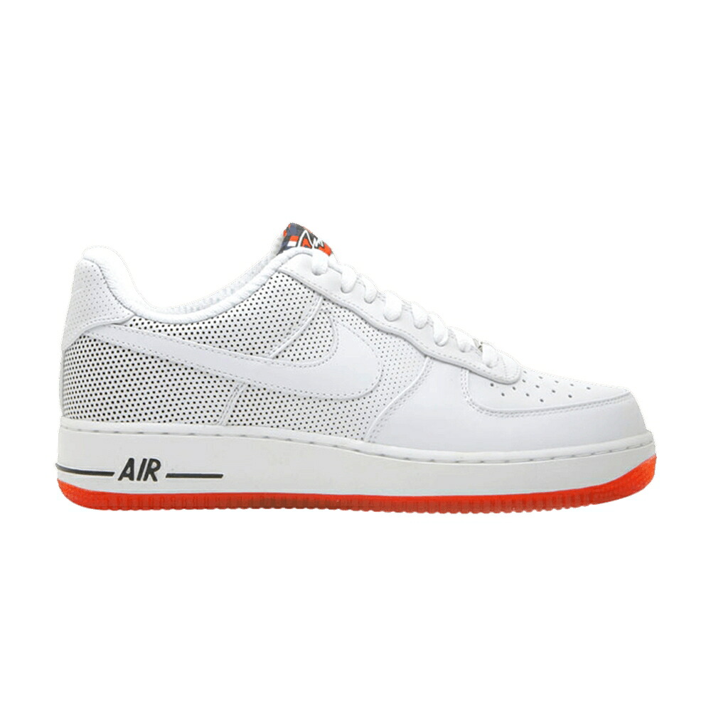 ナイキ プレミアム 白色 ホワイト 橙 オレンジ エアフォース 'BE TRUE' スニーカー メンズ NIKE FUTURA X AIR FORCE 1 LOW PREMIUM / WHITE WHITE TM ORANGE DARK OBSDN