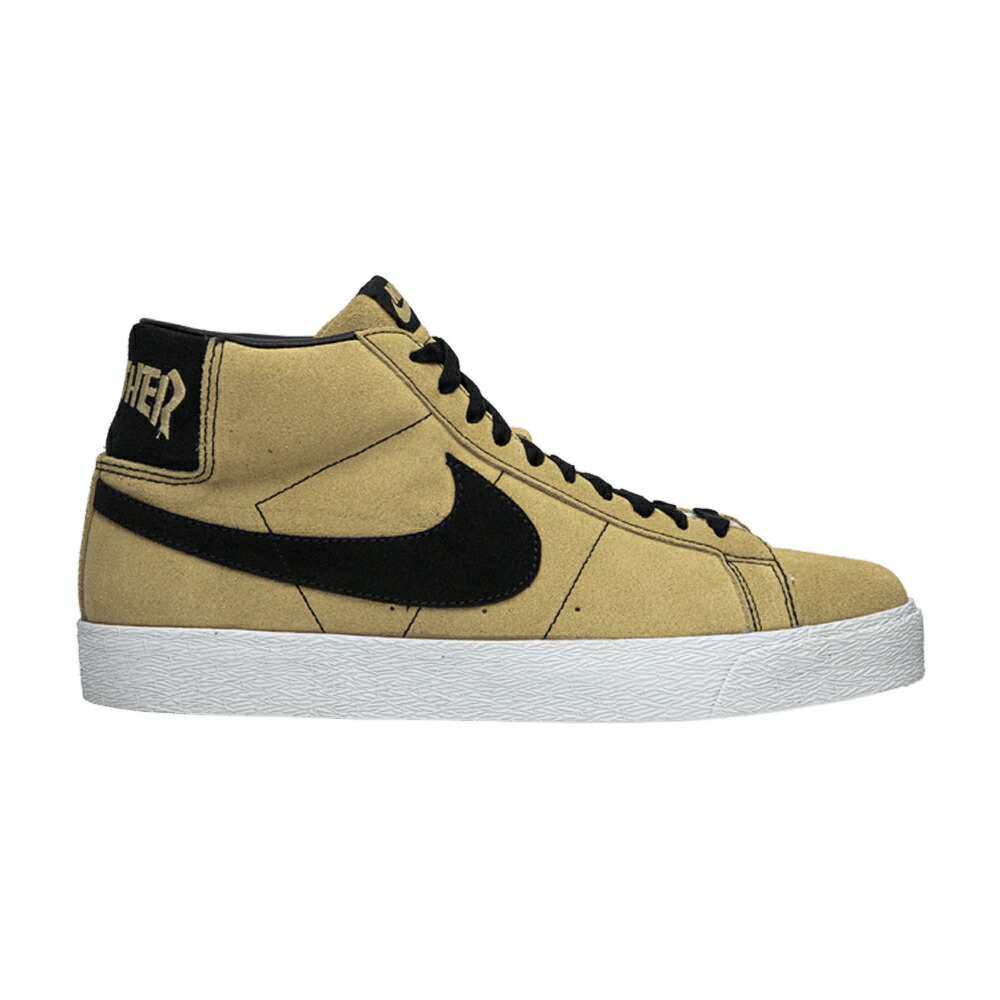 ナイキ ブレイザー エスビー ベガス ゴールド 黒色 ブラック 'THRASHER' スニーカー メンズ NIKE BLAZER SB / VEGAS GOLD BLACK
