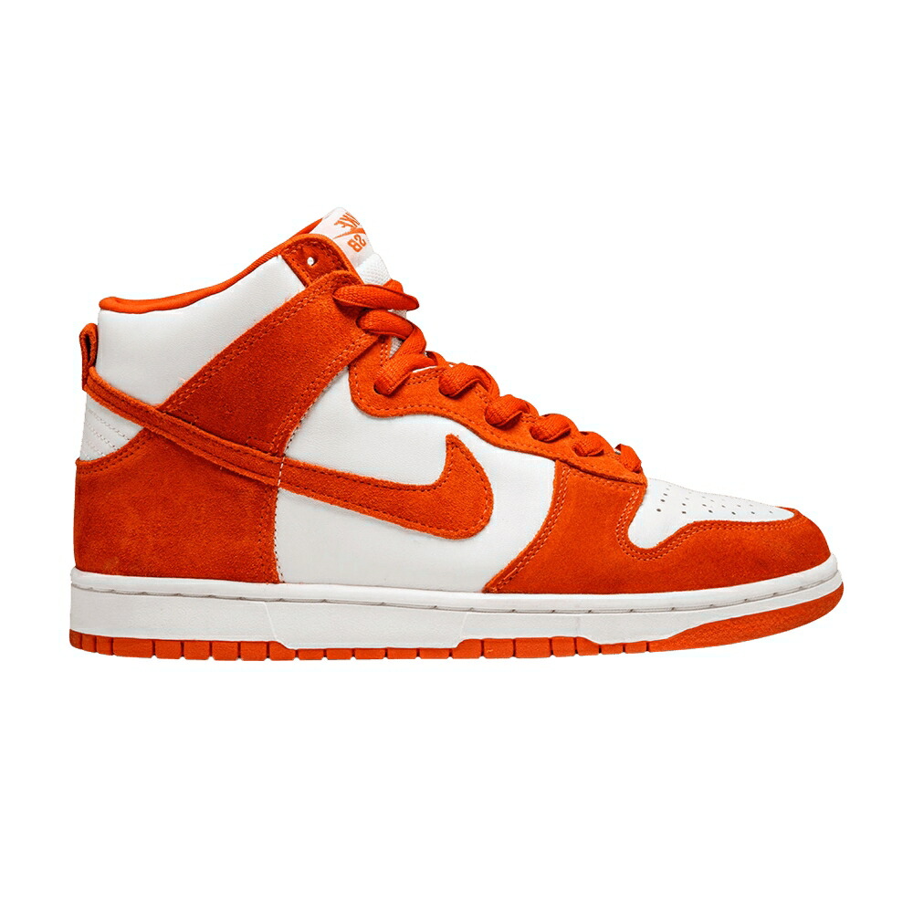 ナイキ ダンク ハイ プロ エスビー 白色 ホワイト カレッジ 橙 オレンジ ダンクハイ 'SYRACUSE' スニーカー メンズ NIKE DUNK HIGH PRO SB / WHITE COLLEGE ORANGE