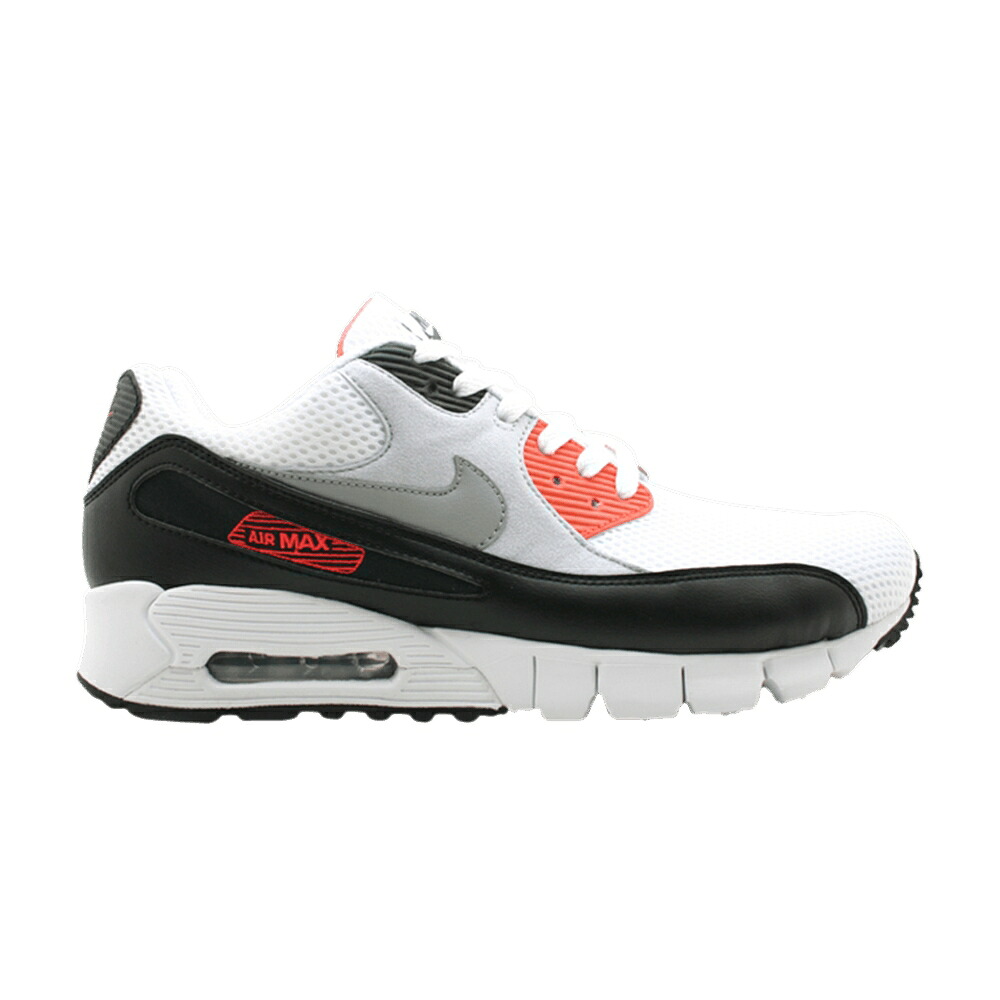 ナイキ マックス 白色 ホワイト 灰色 グレー 黒色 ブラック エアマックス スニーカー メンズ NIKE AIR MAX 90 CURRENT / WHITE MEDIUM GREY BLACK INFRARED|スニケス