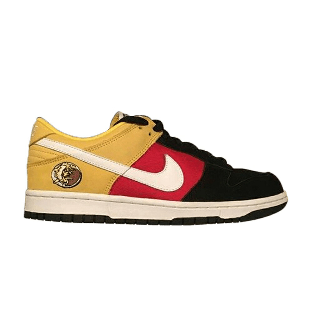 ナイキ ダンク 黒いこと 黒いこと 黄味がかった 黄色 赤 赤いこと ダンクロー スニーカー メンズ NIKE DUNK LOW / BLACK WHT CHRM YELLOW SPRT RED