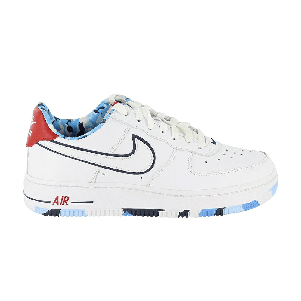 ナイキ 白色 ホワイト 紺色 ネイビー エアフォース INDEPENDENCE DAY スニーカー レディース NIKE WMNS AIR FORCE 1 / WHITE WHITE MIDNIGHT NAVY