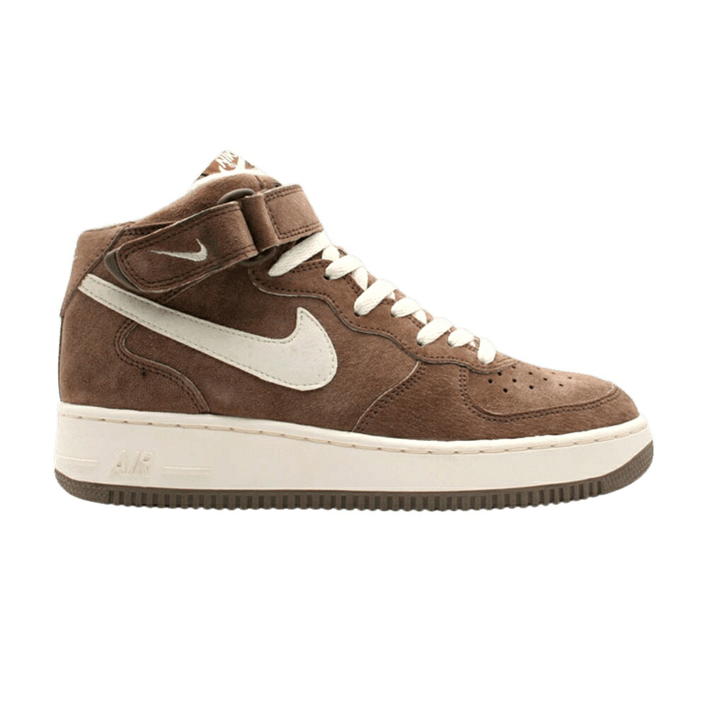 ナイキ ミッド クリーム エアフォース スニーカー メンズ NIKE AIR FORCE 1 MID SC / CHOCOLATE CREAM