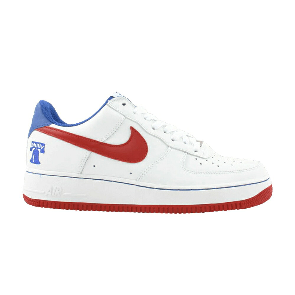 ナイキ エアフォース スニーカー メンズ NIKE AIR FORCE 1 / WHT VARSITY RD SPT RYL (PHILLY)｜スニケス