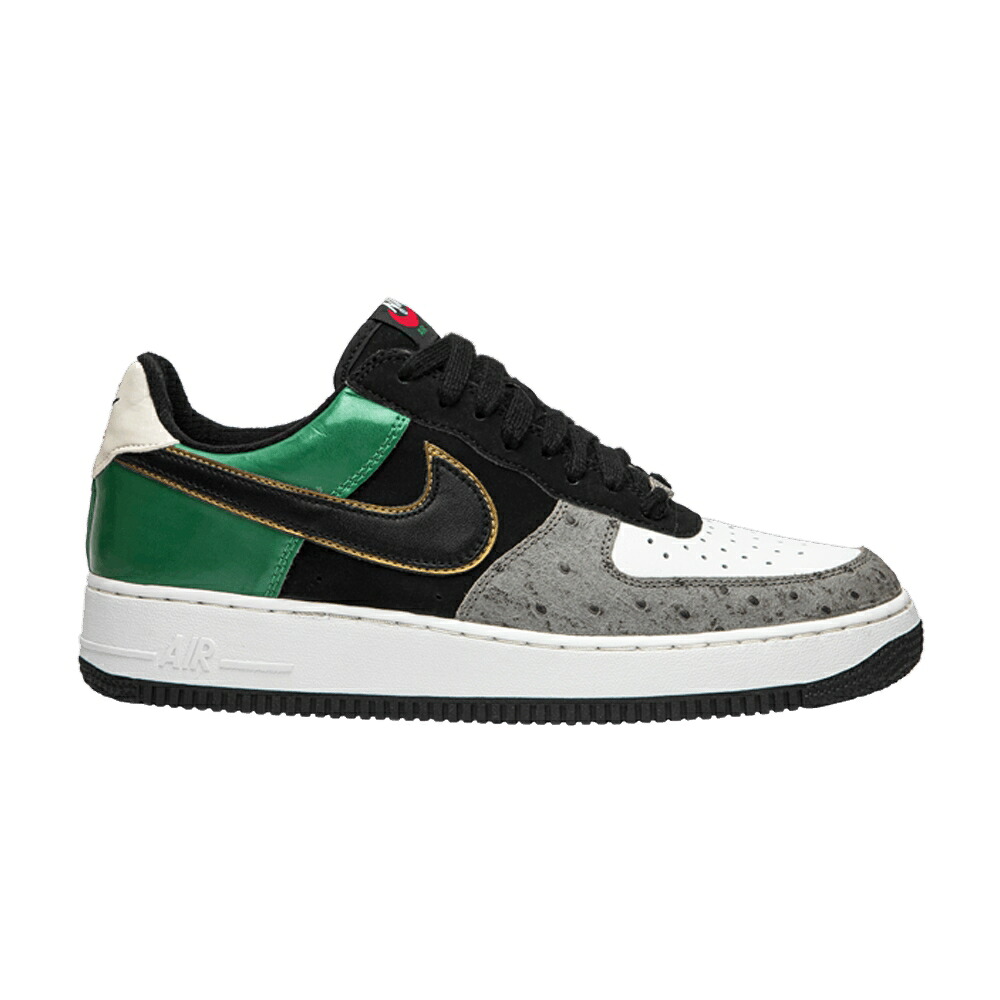 ナイキ 黒色 ブラック 白色 ホワイト フォレスト エアフォース 'MITA' スニーカー メンズ NIKE AIR FORCE 1 / BLACK BLACK WHITE FOREST