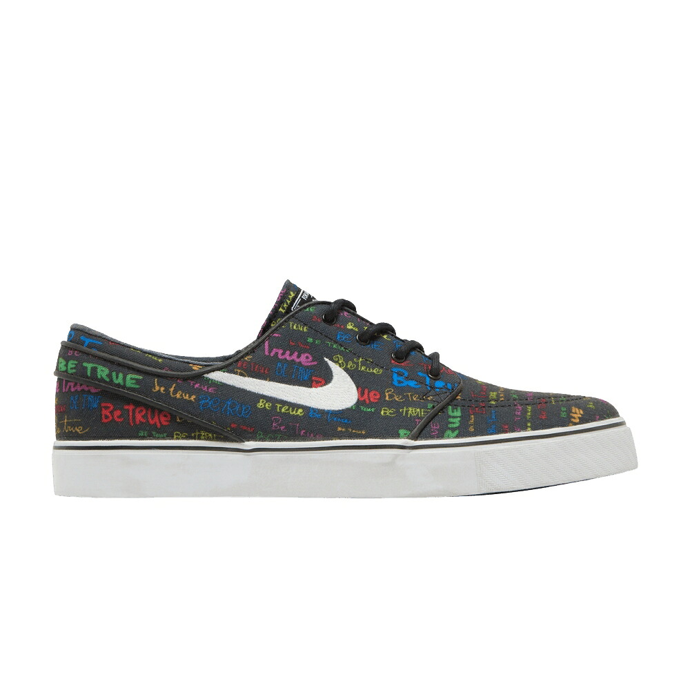 ナイキ \u0027BE TRUE\u0027 スニーカー メンズ NIKE ZM STEFAN JANOSKI CNVS QS / BLK WHT MULTI