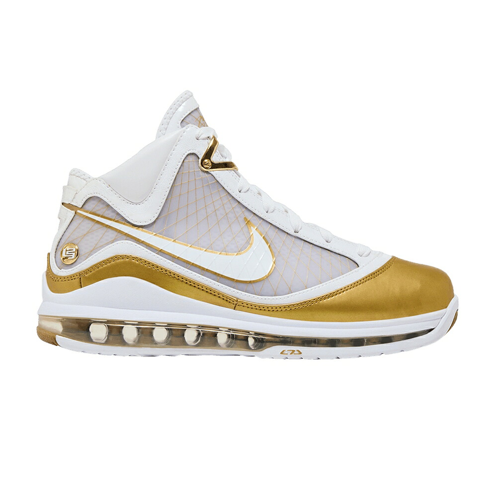 ナイキ マックス レブロン 白いこと 白いこと ゴールド エア湖マックス \u0027CHINA MOON\u0027 スニーカー メンズ NIKE AIR MAX LEBRON 7 2009 / WHITE WHITE METALLIC GOLD メンズ靴-靴