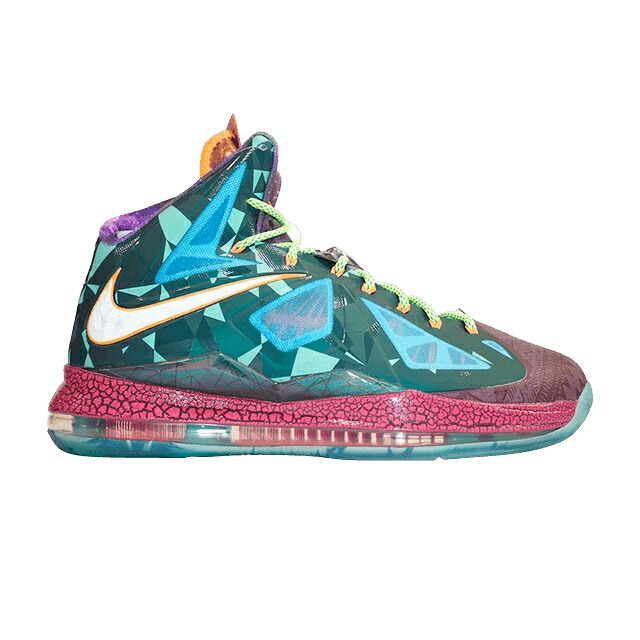 ナイキ レブロン 割り増し金 しろがね色 しろがね色 \u0027WHAT MVP\u0027 スニーカー メンズ NIKE LEBRON 10 PREMIUM THE / DARK ATOMIC TEAL REFLECT SILVER