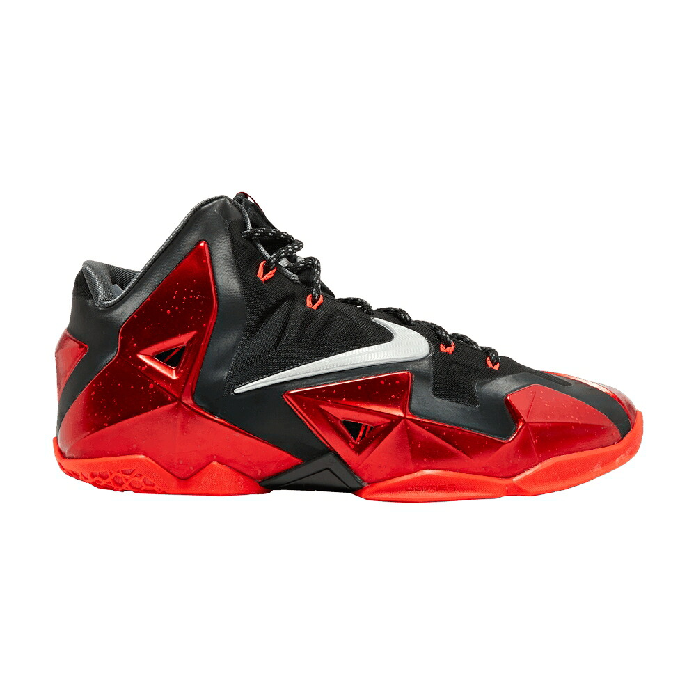 ナイキ レブロン 黒色 ブラック 銀色 シルバー 'AWAY' スニーカー メンズ NIKE LEBRON 11 / BLACK METALLIC SILVER UNIVERSITY|スニケス