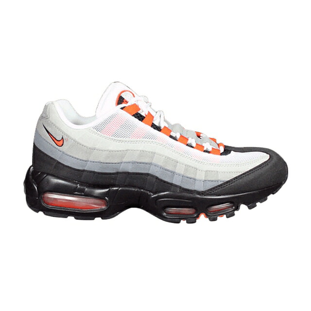 ナイキ マックス 白色 ホワイト 灰色 グレー エアマックス '95 'TEAM ORANGE' スニーカー メンズ NIKE AIR MAX / WHITE TM ORNG NTRL GREY MDM GRY