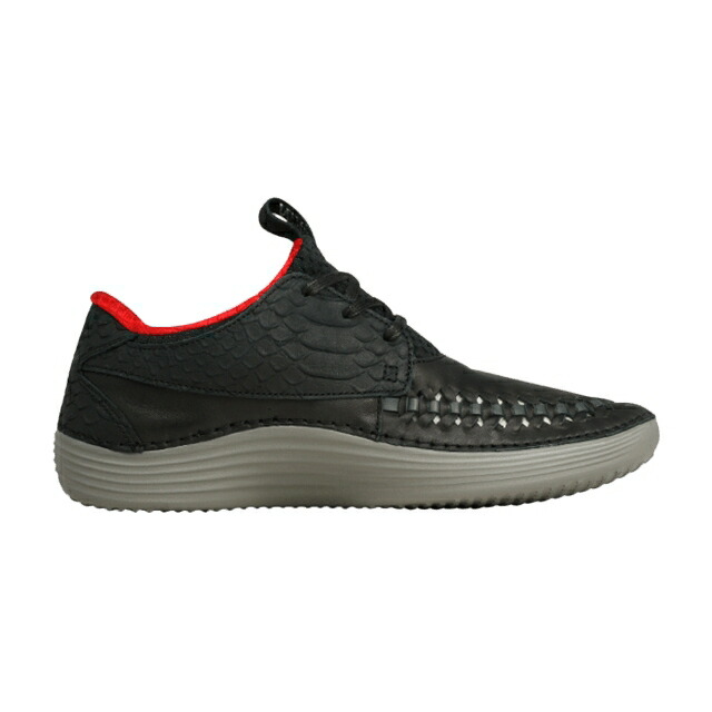 ナイキ プレミアム 黒色 ブラック 赤 レッド 'YEEZY' スニーカー メンズ NIKE SOLARSOFT MOC WVN PREMIUM QS / BLACK BLACK CHALLENGE RED 66,330円