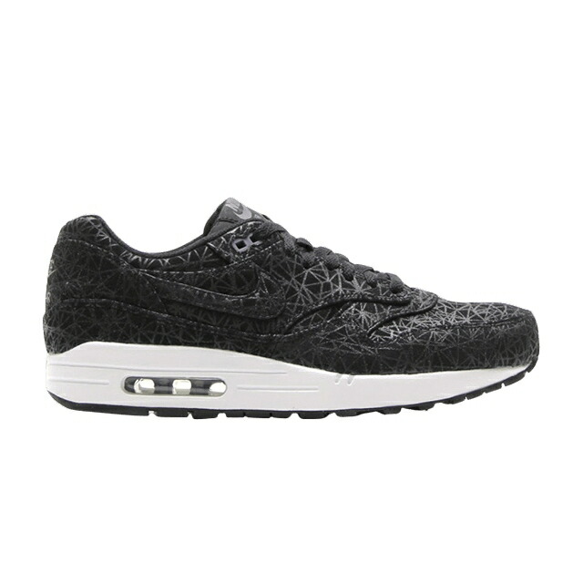 ナイキ マックス 黒色 ブラック 灰色 グレー 白色 ホワイト エアマックス 'GEOMETRIC' スニーカー メンズ NIKE AIR MAX 1 PRM / BLACK BLACK DARK GREY WHITE 55,140円