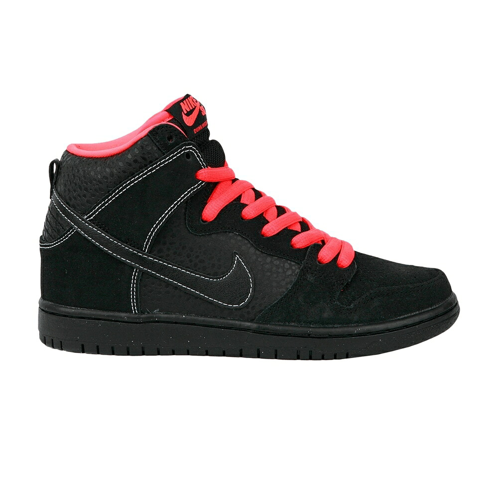 ナイキ ダンク ハイ プロ エスビー 黒色 ブラック 赤 レッド 白色 ホワイト ダンクハイ 'BLACK RED' スニーカー メンズ NIKE DUNK HIGH PRO SB ATOMIC / BLACK BLACK ATOMIC RED WHITE