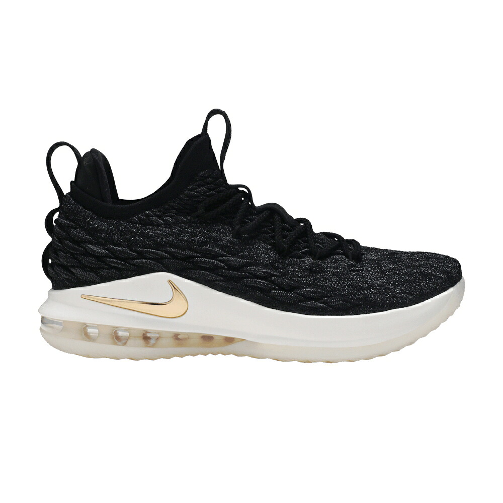 ナイキ レブロン 黒色 ブラック ゴールド 'METALLIC GOLD' スニーカー メンズ NIKE LEBRON 15 LOW / BLACK METALLIC GOLD PHANTOM｜スニケス 375,840円