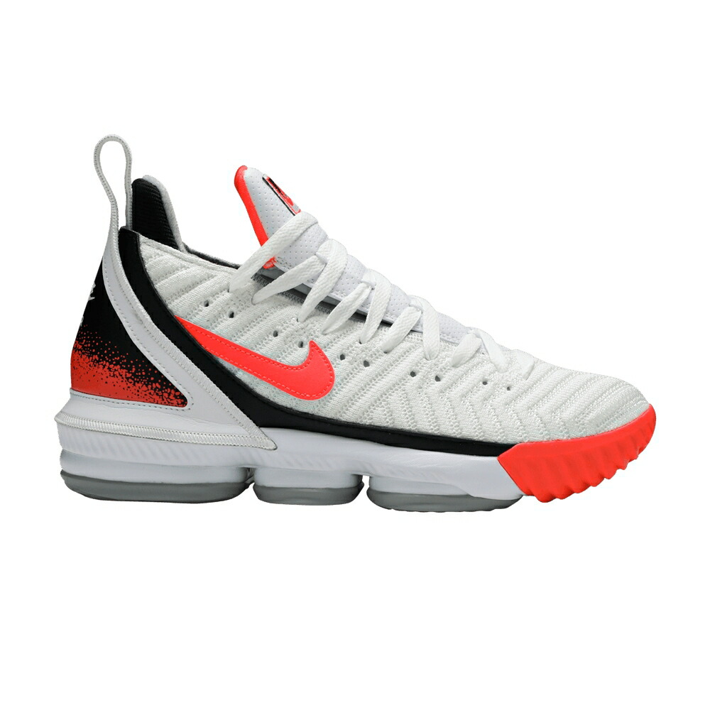 ナイキ レブロン テック 白いこと 白いこと しろがね色 しろがね色 \u0027AIR WHITE\u0027 スニーカー メンズ NIKE LEBRON 16 TECH CHALLENGE HOT LAVA / WHITE HOT LAVA FLAT SILVER