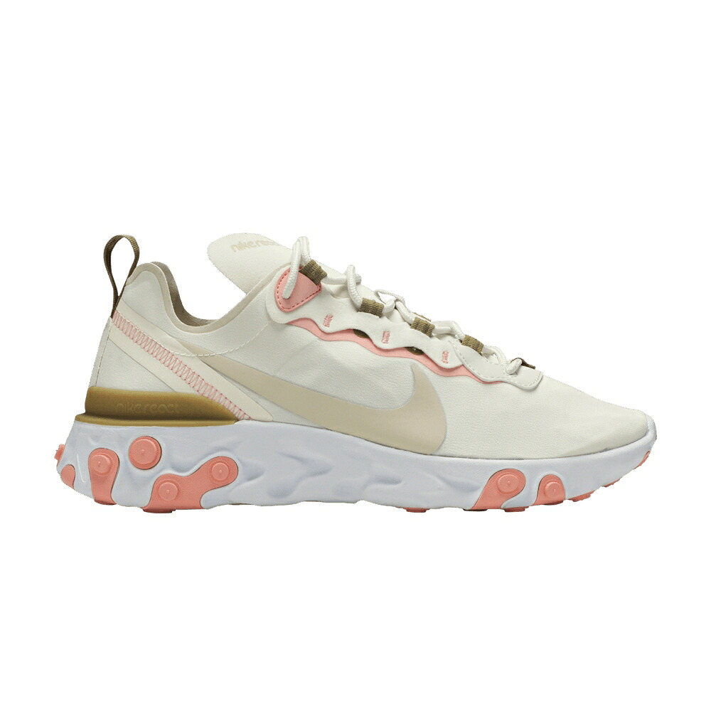 ナイキ リアクト 化学元素 \u0027PHANTOM\u0027 スニーカー レディース NIKE WMNS REACT ELEMENT 55 / PHANTOM LIGHT OREWOOD PARACHUTE