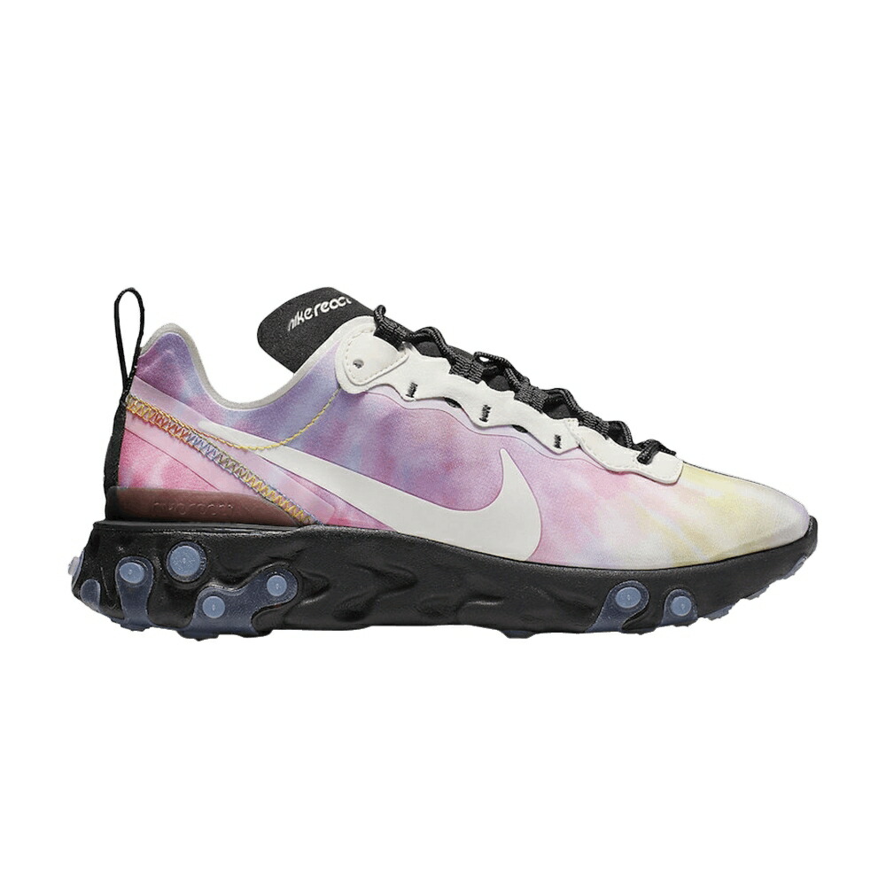 ナイキ リアクト エレメント TIE DYE スニーカー レディース NIKE WMNS REACT ELEMENT 55 /
