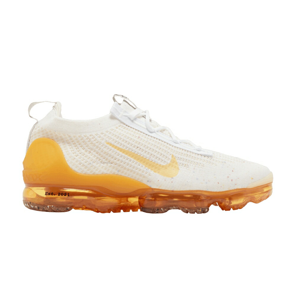 ナイキ 飛球編み物 白いこと 白いこと エアヴェイパーマックス \u0027FRANK RUDY\u0027 スニーカー メンズ NIKE AIR VAPORMAX 2021 FLYKNIT SE / WHITE LEMON WASH SUMMIT WHITE
