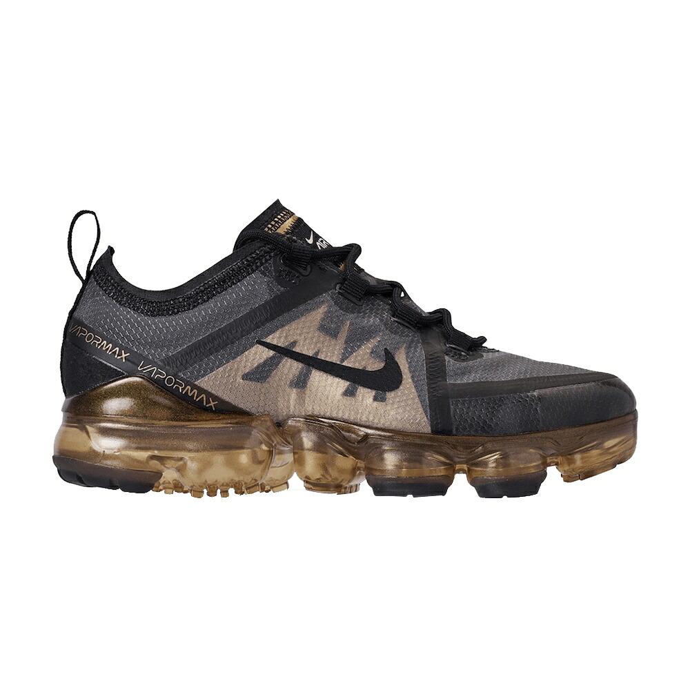 ナイキ 黒色 ブラック ゴールド エアヴェイパーマックス 'BLACK GOLD' ジュニア キッズ NIKE AIR VAPORMAX 2019 GS / BLACK BLACK METALLIC GOLD ベビー マタニティ スニーカー|スニケス