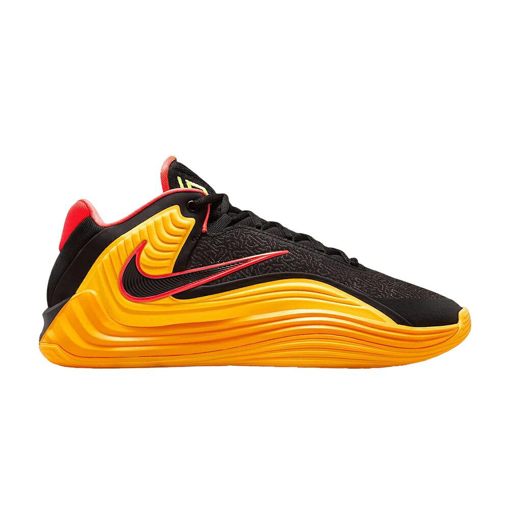 ナイキ 黒色 ブラック レーザー 橙 オレンジ 'IGNITION' スニーカー メンズ NIKE GIANNIS FREAK 7 / BLACK LASER ORANGE VOLT BRIGHT|スニケス