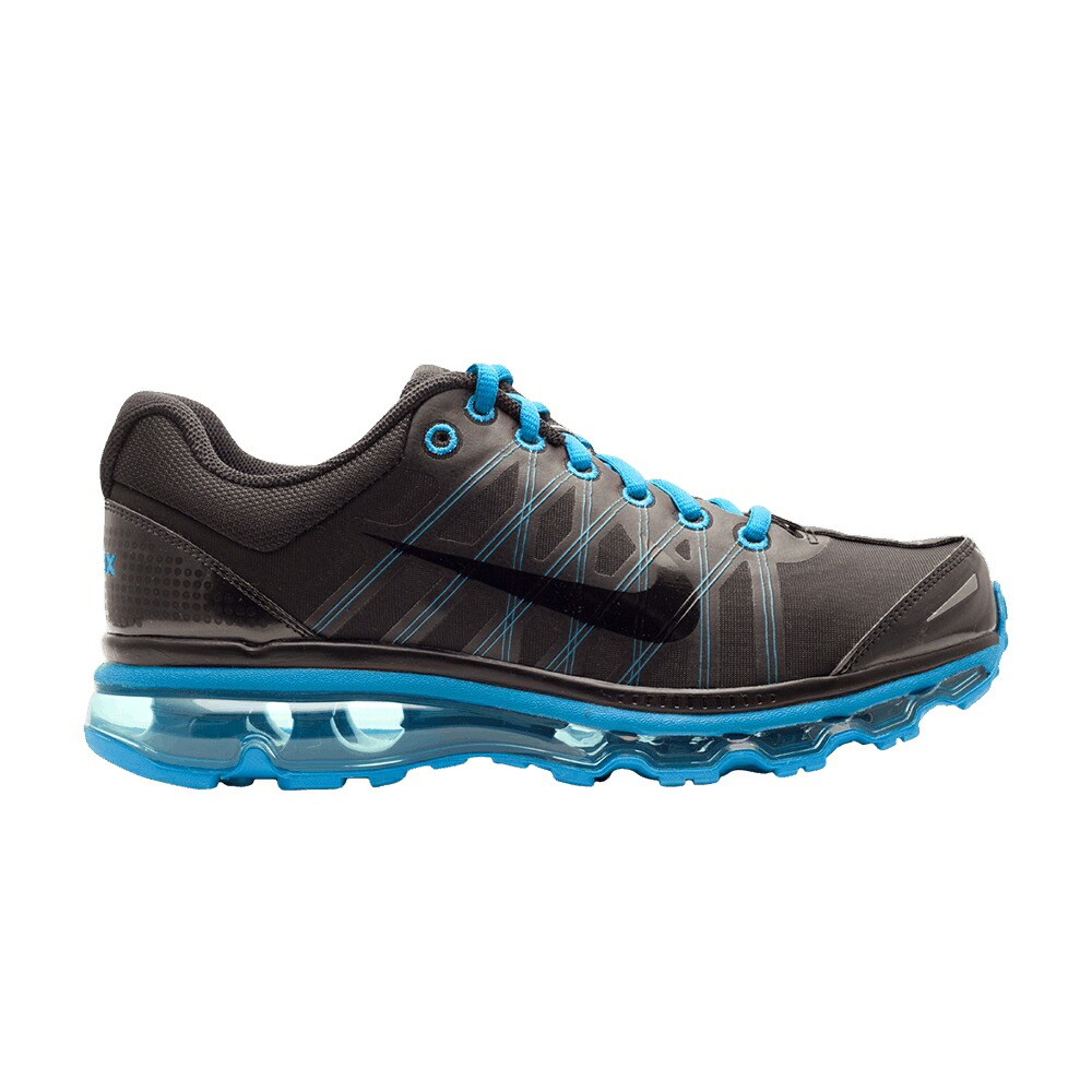 ナイキ 黒色 ブラック 青色 ブルー エアマックス+ スニーカー メンズ NIKE AIR MAX+ 2009 / BLACK BLACK NEPTUNE BLUE