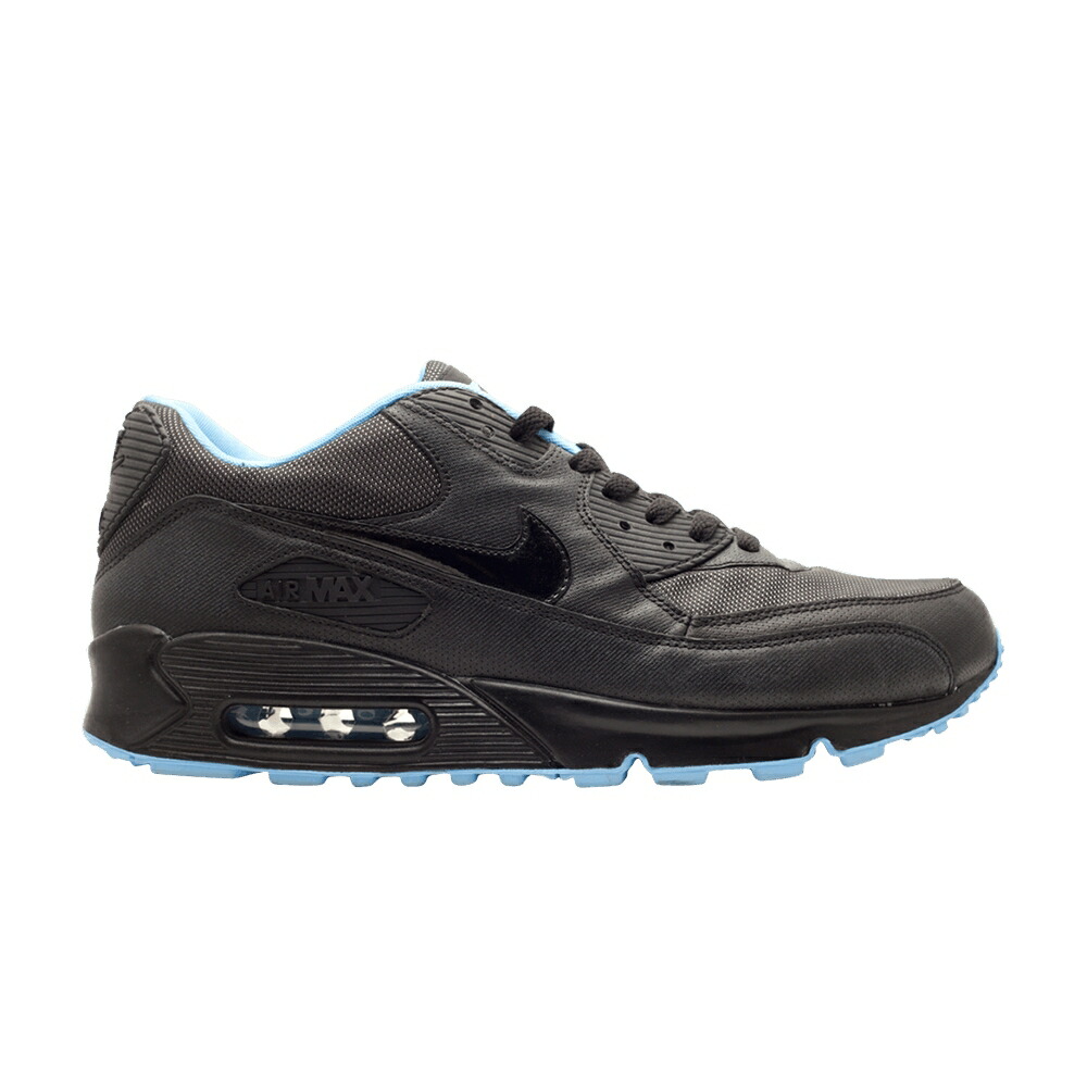 ナイキ マックス 黒色 ブラック 青色 ブルー エアマックス 'ATTACK PACK' スニーカー メンズ NIKE AIR MAX 90 / BLACK BLACK FOOTBALL BLUE