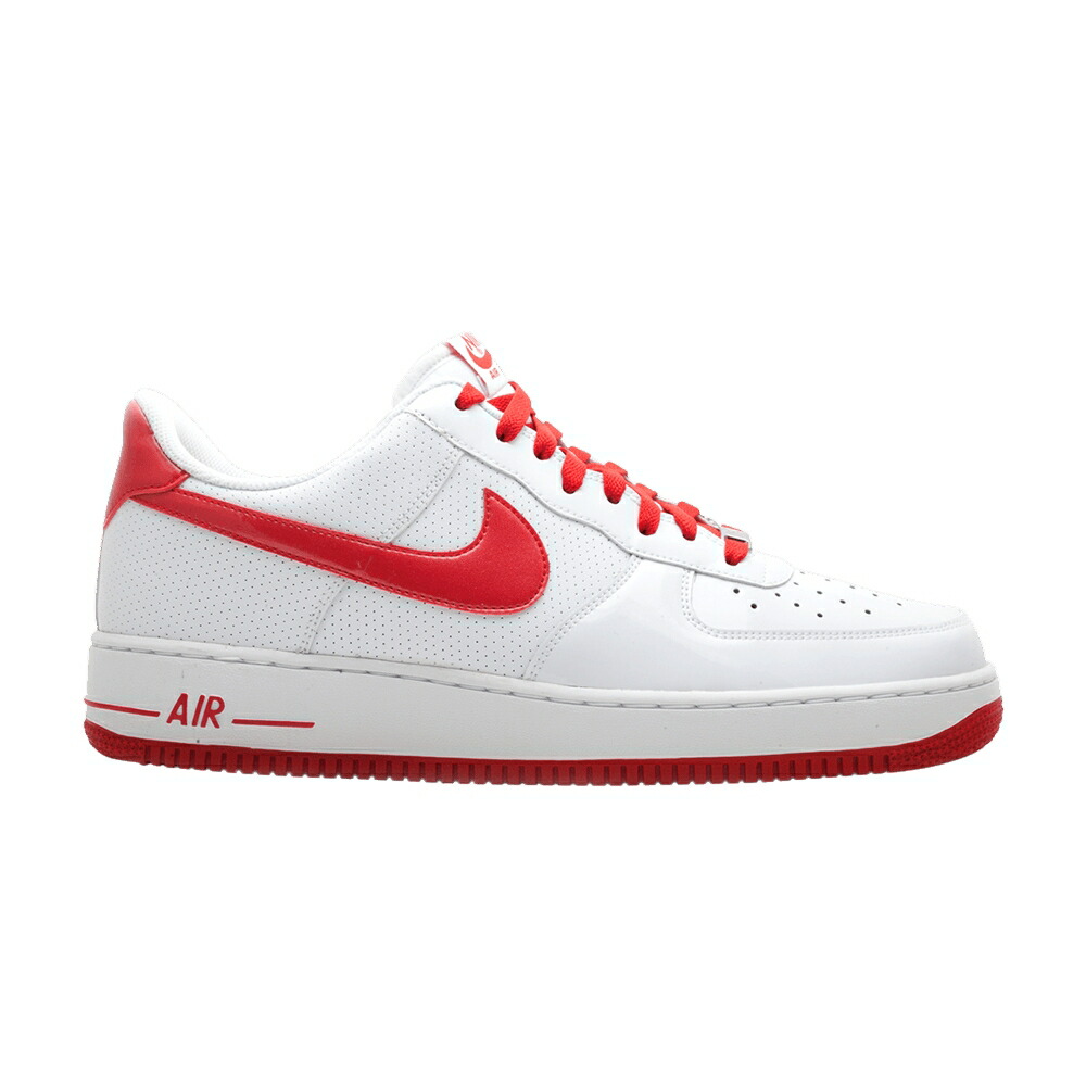 ナイキ 白色 ホワイト 赤 レッド エアフォース '07 'SPORT RED' スニーカー メンズ NIKE AIR FORCE 1 / WHITE SPORT RED｜スニケス