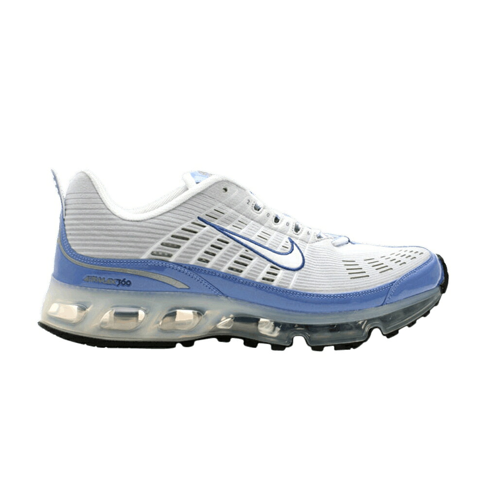 ナイキ マックス 銀色 シルバー 白色 ホワイト ディープ エアマックス スニーカー レディース NIKE WMNS AIR MAX 360 / METALLIC SILVER WHITE DEEP ROYAL|スニケス