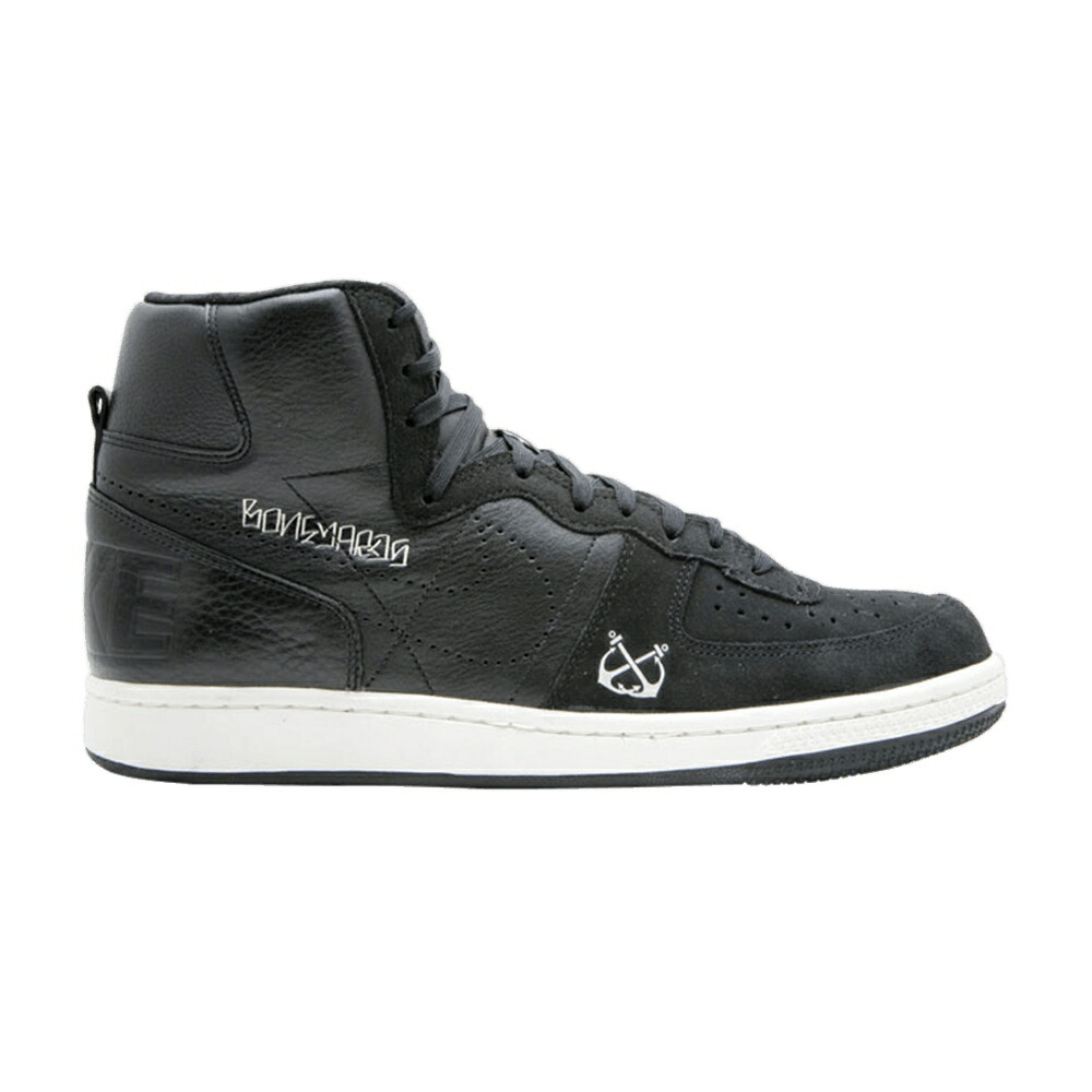 ナイキ ターミネーター ハイ プレミアム 黒色 ブラック NEIGHBORHOOD BONEYARDS スニーカー メンズ NIKE TERMINATOR HIGH PREMIUM / BLACK BLACK SAIL