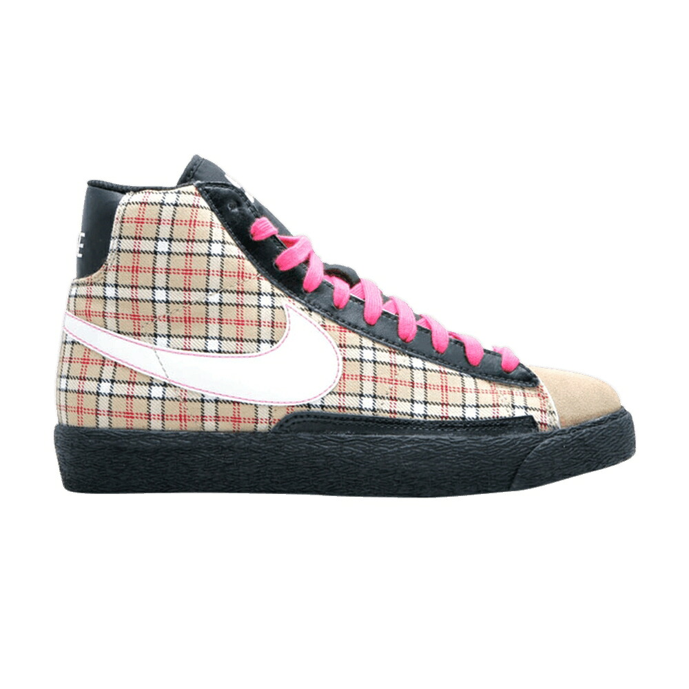 ナイキ ブレイザー ミッド 黒色 ブラック 白色 ホワイト ジュニア キッズ NIKE BLAZER MID GS / BLACK WHITE HEMP PINKFIRE II ベビー マタニティ スニーカー