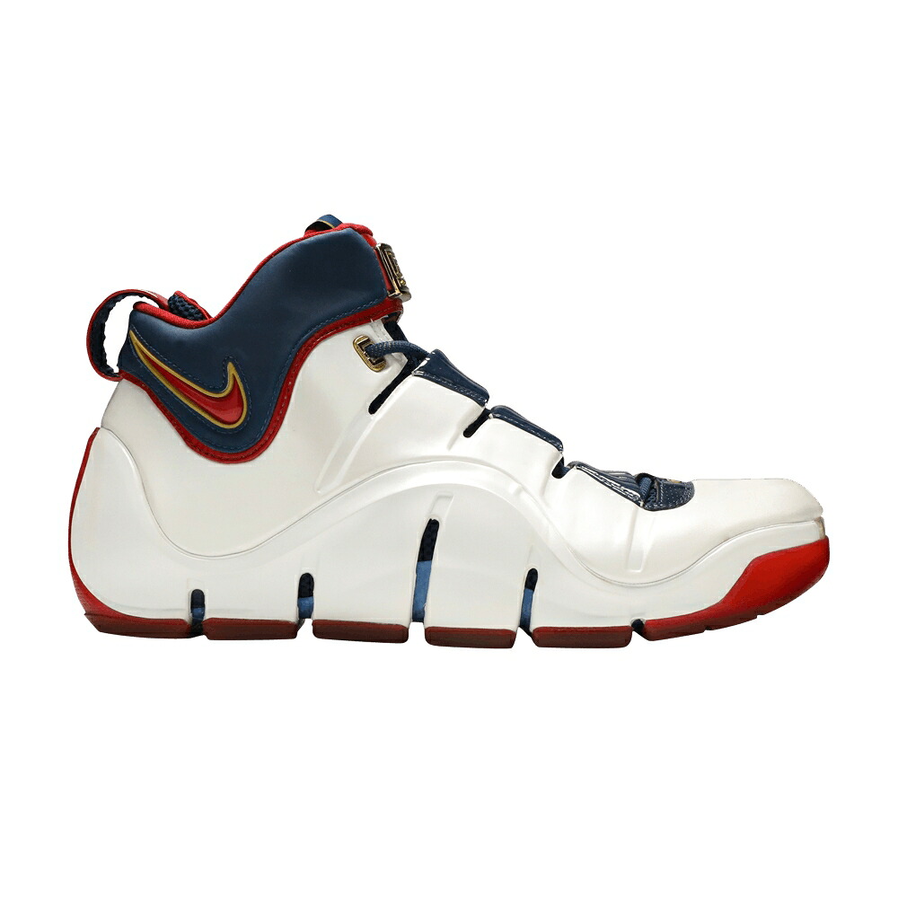 ナイキ ズーム レブロン 白色 ホワイト クリムゾン 'PLAYOFF' スニーカー メンズ NIKE ZOOM LEBRON 4 / WHITE VARSITY CRIMSON MIDNIGHT