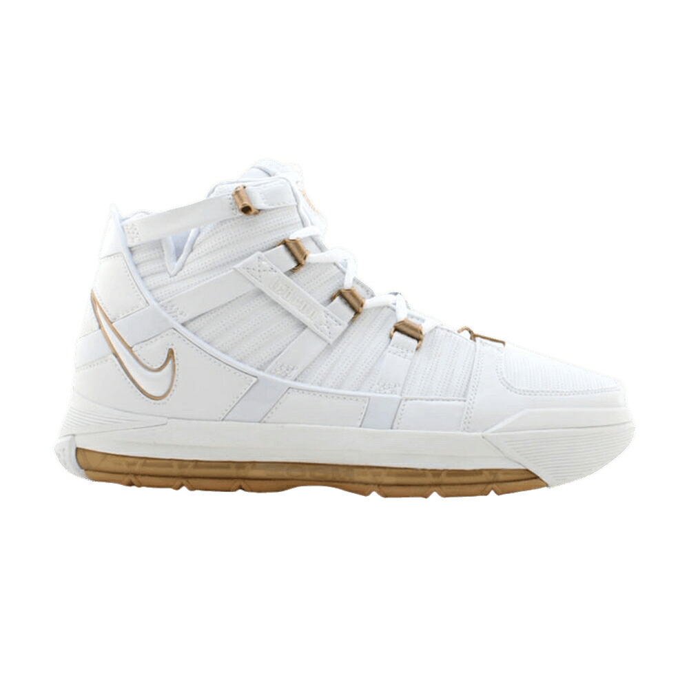 ナイキ ズーム レブロン 白色 ホワイト ゴールド 'WEST COAST' スニーカー メンズ NIKE ZOOM LEBRON 3 / WHITE WHITE GOLD DUST