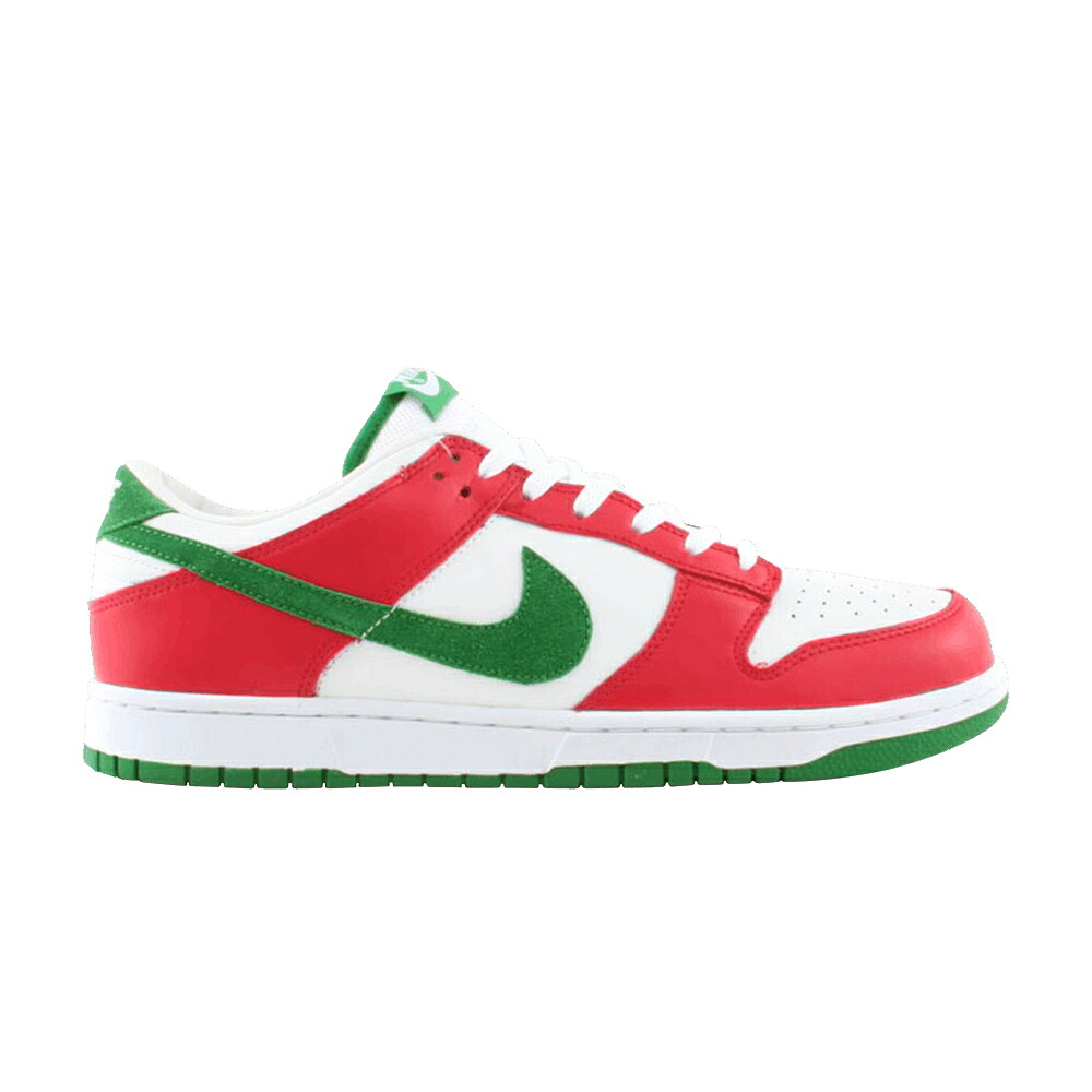ナイキ ダンク エルティーディー 白色 ホワイト クラシック 緑 グリーン 赤 レッド ダンクロー スニーカー メンズ NIKE DUNK LOW LTD / WHITE CLASSIC GREEN SPORT RED|スニケス