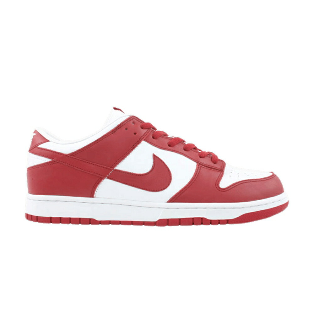 ナイキ ダンク 白色 ホワイト 赤 レッド ダンクロー スニーカー メンズ NIKE DUNK LOW / WHITE VARSITY RED