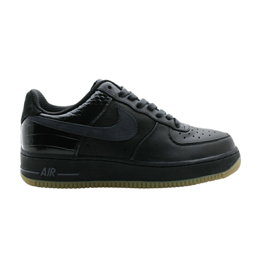 ナイキ 黒色 ブラック 茶色 ブラウン エアフォース スニーカー メンズ NIKE AIR FORCE 1 LOW / BLACK ANTHRACITE GM LGHT BROWN|スニケス