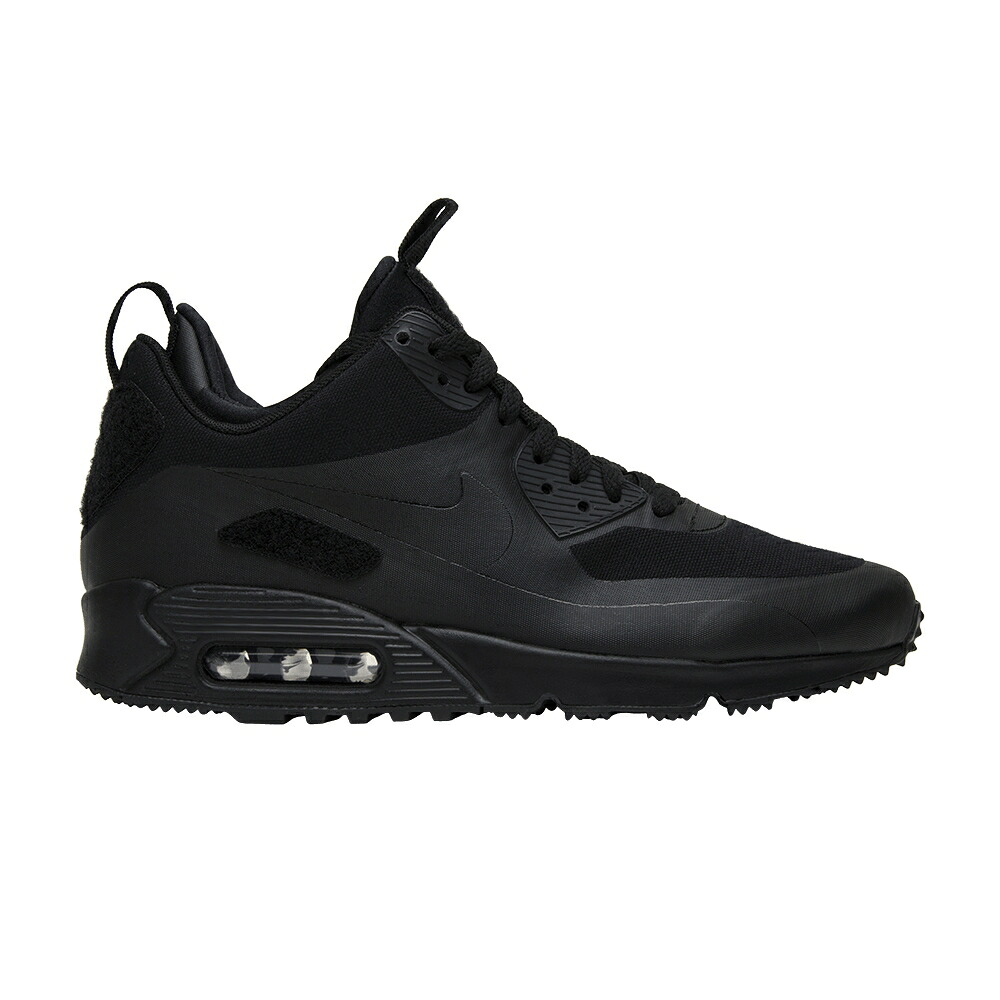 ナイキ マックス 黒いこと 黒いこと エア湖マックス \u0027PATCH\u0027 スニーカー メンズ NIKE AIR MAX 90 SNEAKERBOOT SP / BLACK BLACK