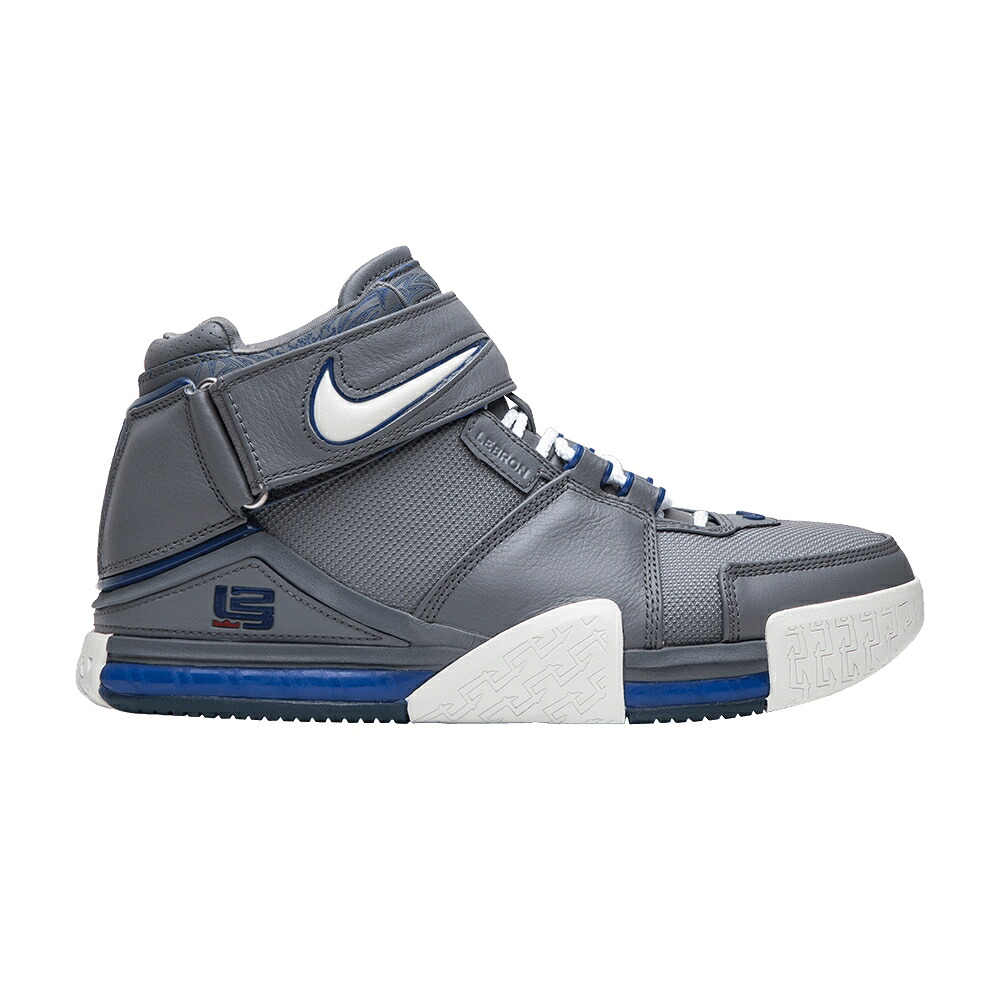ナイキ ズーム レブロン クール 灰色 グレー 白色 ホワイト 'ALL STAR' スニーカー メンズ NIKE ZOOM LEBRON 2 / COOL GREY WHITE VARSITY ROYAL