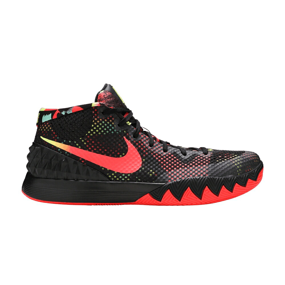 ナイキ カイリー 黒いこと 黒いこと 白いこと 白いこと クリムゾン \u0027DREAM\u0027 スニーカー メンズ NIKE KYRIE 1 / BLACK WHITE BRIGHT CRIMSON