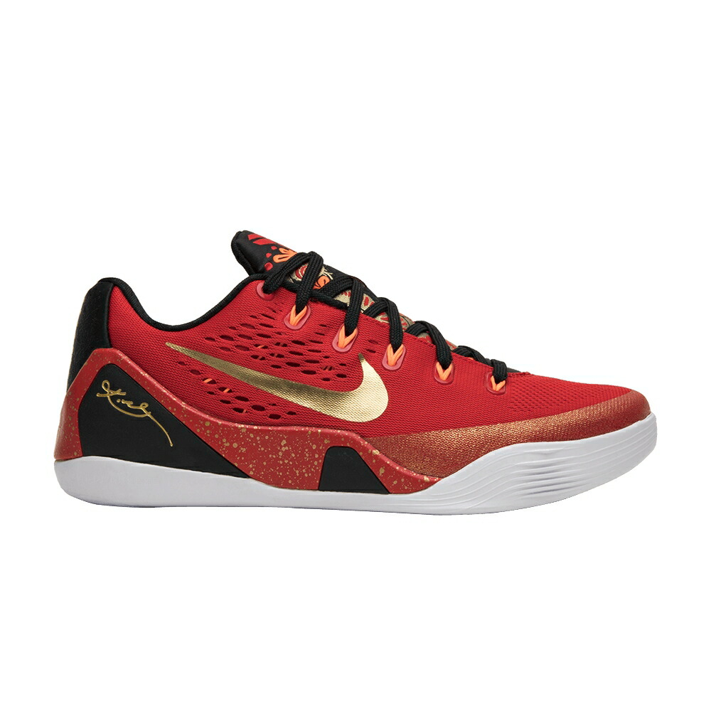 ナイキ コービー 赤 レッド ゴールド CHINA スニーカー メンズ NIKE KOBE 9 EM / UNIVERSITY RED METALLIC GOLD