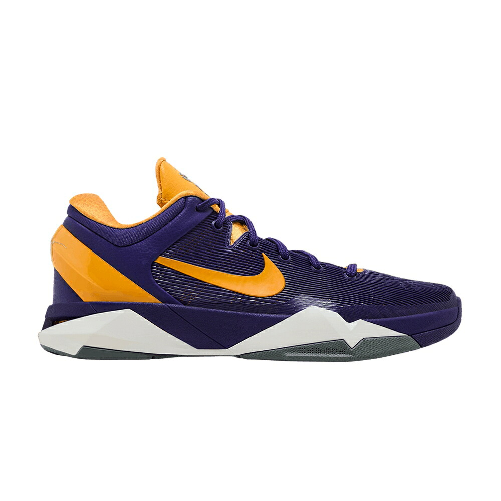ナイキ 望遠レンズ コービー 取り合わせ 白いこと 白いこと \u0027YIN YANG\u0027 スニーカー メンズ NIKE ZOOM KOBE 7 SYSTEM AND / CRT PRPL UNVRSTY GLD WHITE CL