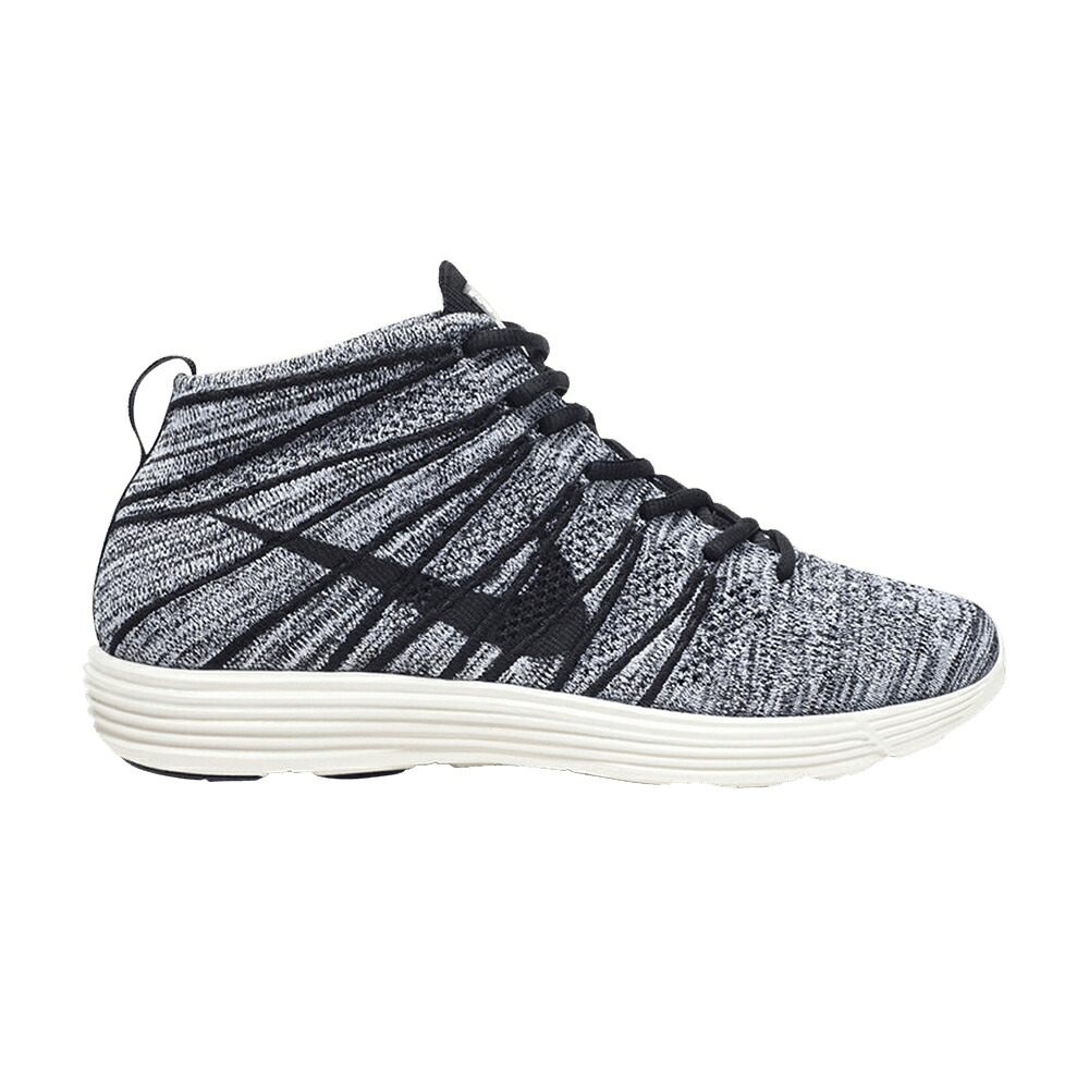 ナイキ ルーナー ルナー 飛球編み物 チャッカ 黒いこと 黒いこと 白いこと 白いこと \u0027BLACK SAIL\u0027 スニーカー メンズ NIKE LUNAR FLYKNIT CHUKKA / BLACK BLACK WHITE SAIL