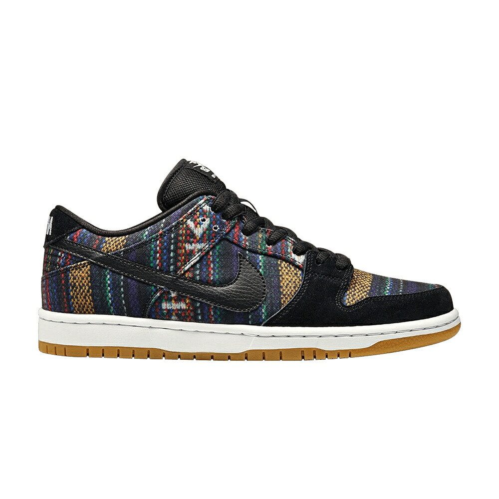 ナイキ ダンク プレミアム エスビー 黒色 ブラック 白色 ホワイト ダンクロー 'HACKY SACK' スニーカー メンズ NIKE DUNK LOW PREMIUM SB QS / MULTI COLOR BLACK WHITE｜スニケス