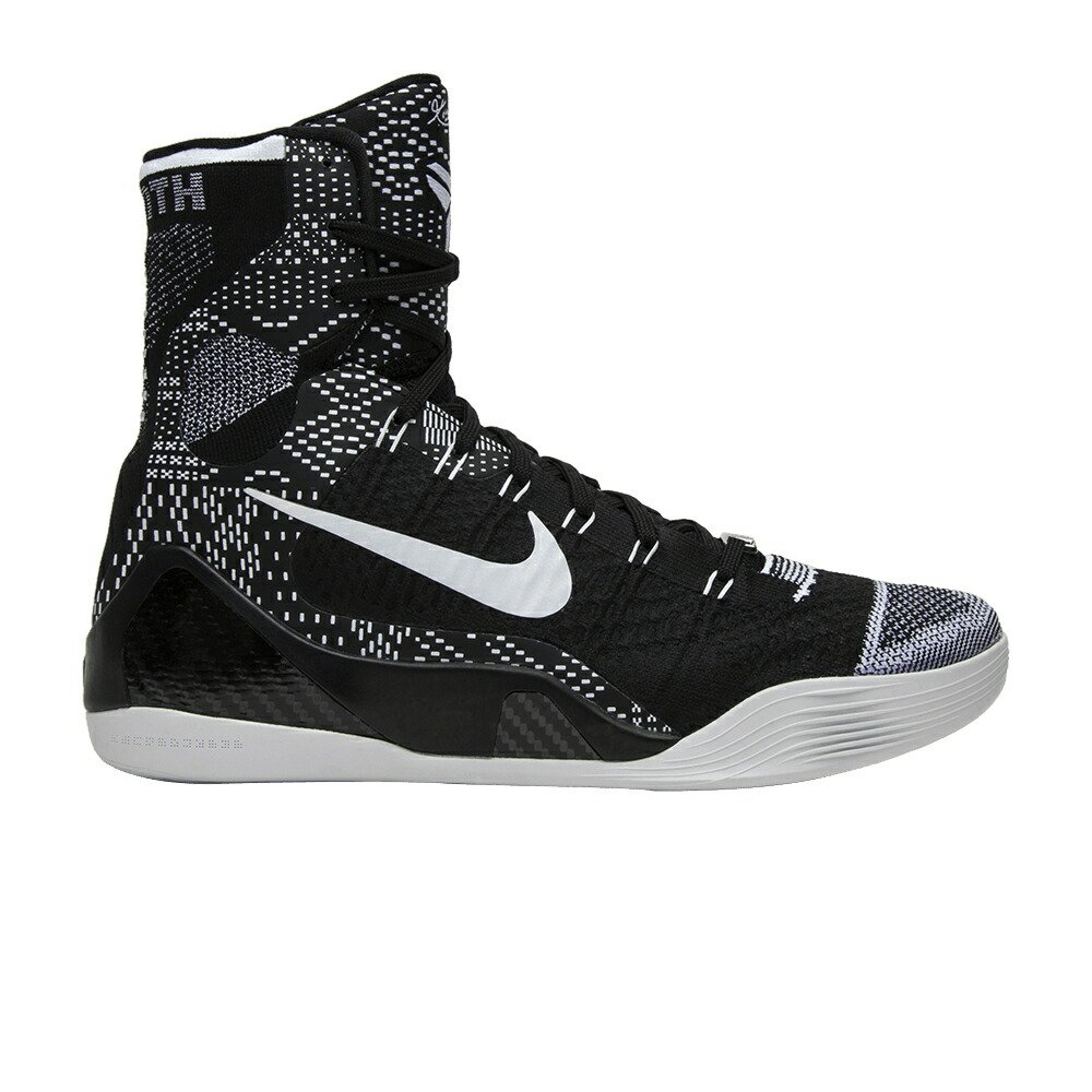ナイキ コービー エリート 黒色 ブラック 白色 ホワイト BLACK MONTH スニーカー メンズ NIKE KOBE 9 ELITE HISTORY / BLACK WHITE