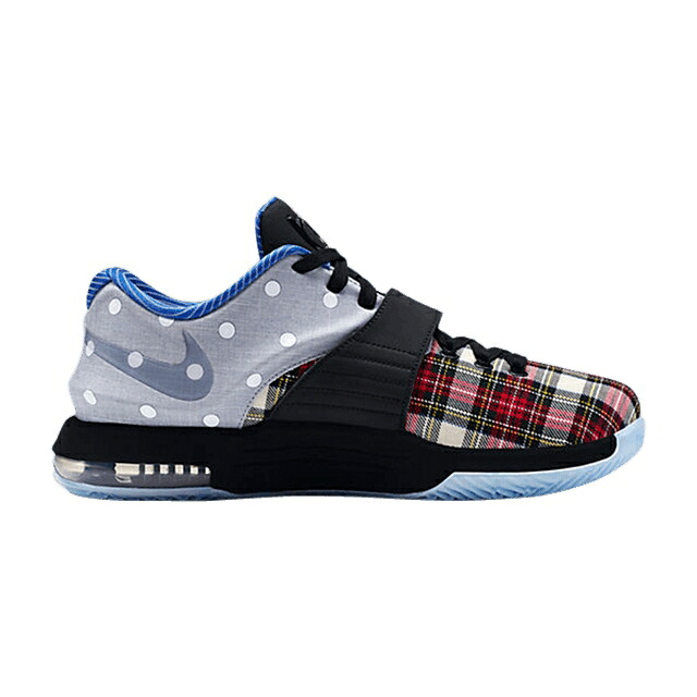 ナイキ 赤 赤いこと 黒いこと 黒いこと 白いこと 白いこと \u0027PLAID\u0027 スニーカー メンズ NIKE KD 7 EXT QS / UNIVERSITY RED BLACK WHITE