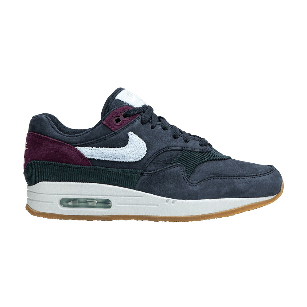 ナイキ マックス 割り増し金 エア湖マックス \u0027CREPE OBSIDIAN\u0027 スニーカー メンズ NIKE AIR MAX 1 PREMIUM PACK - DARK / DARK OBSIDIAN COBALT TINT OCEAN