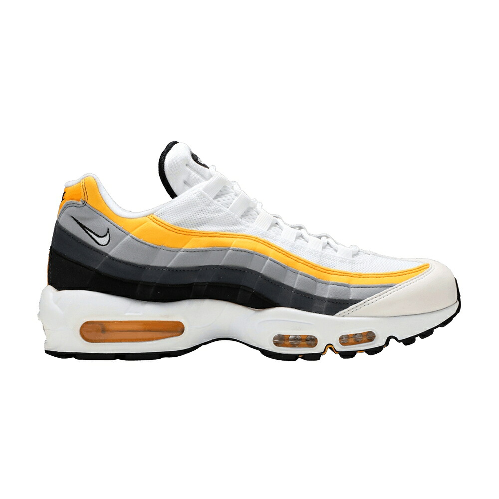ナイキ マックス 白いこと 白いこと 薄墨色 薄墨色 エア湖マックス \u0027GREY AMARILLO\u0027 スニーカー メンズ NIKE AIR MAX 95 / WHITE WHITE AMARILLO DARK GREY